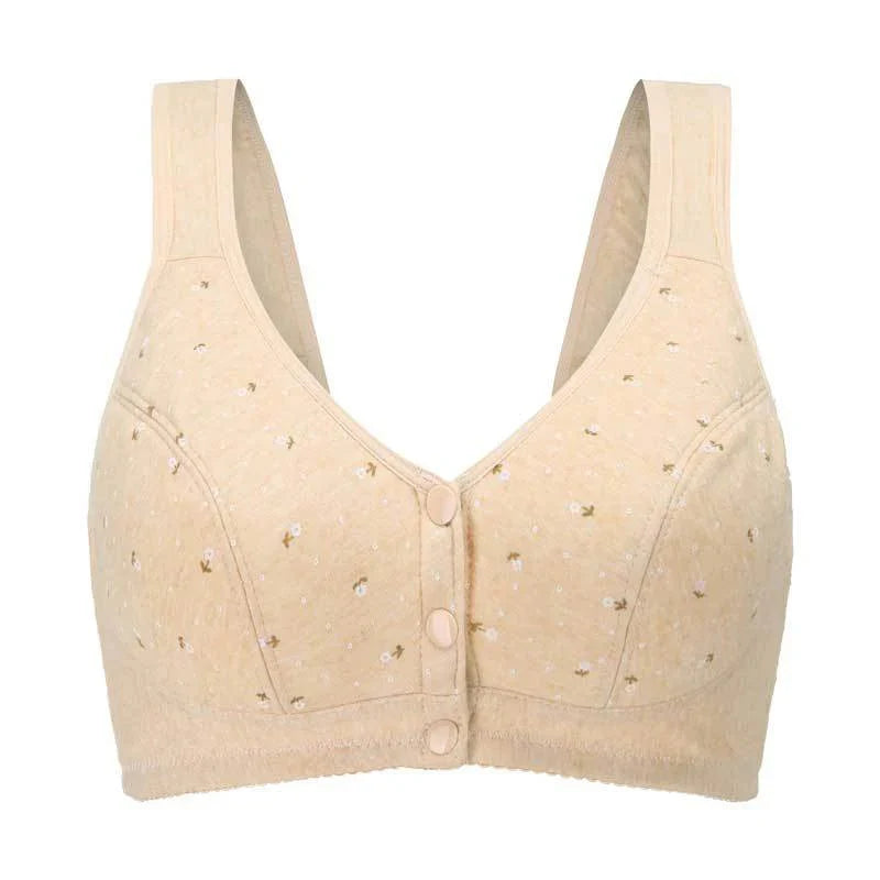Anti Sagging Front Open Cooling Cotton Bra