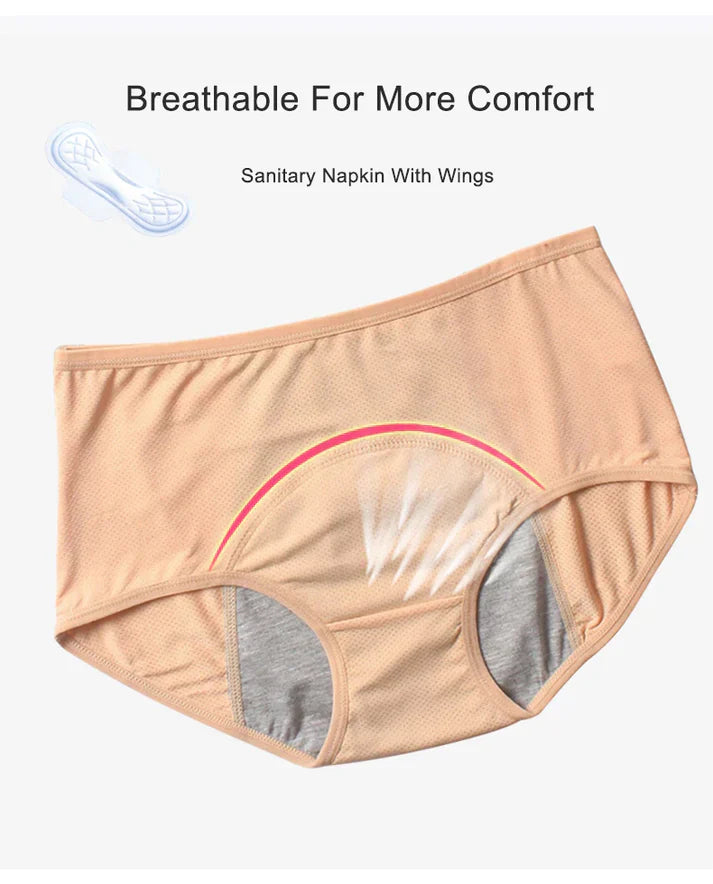 Seamless Anti-Leakage Menstrual Period, 100% Leak-Proof Panties