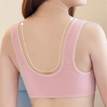 Anti Sagging Front Open Cooling Cotton Bra